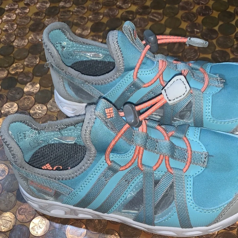 Columbia Kids' Aqua and Gray Water Shoes